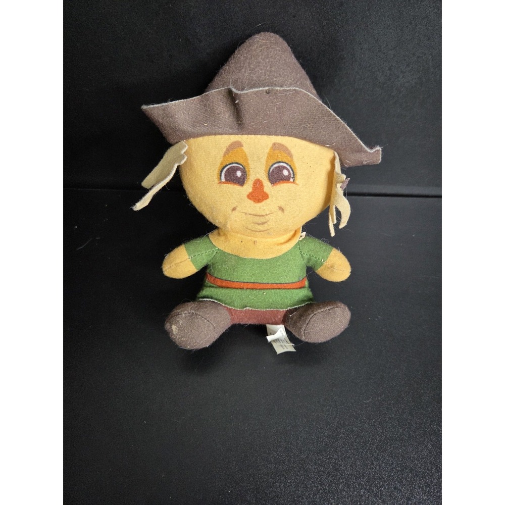 Wizard of Oz Scarecrow Plush Toy Factory 8" Stuffed Doll Felt Clothes Vintage